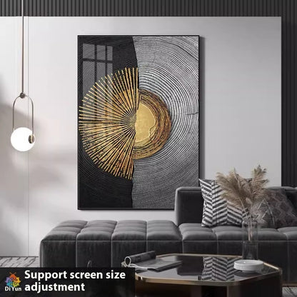 NovaForm™ Abstract Wall Art – Modern Canvas Painting with Aluminum Frame