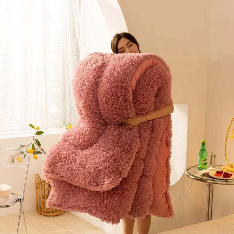 CloudNest Double-Sided Velvet Winter Quilt by Simple Homes