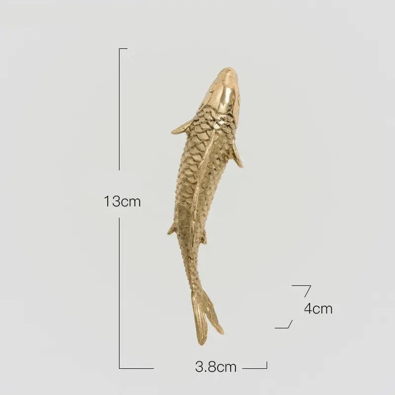 Coral Tree & Carp Wall Sculpture – Luxe Metal Wall Art Carp / S by Simple Homes