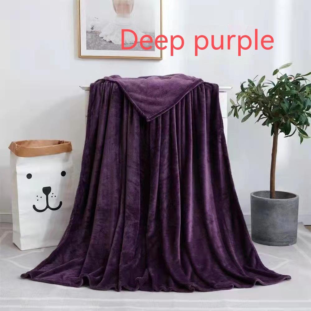 Luxury Flannel Coral Fleece Blanket – Ultra-Soft & Lightweight Comfort