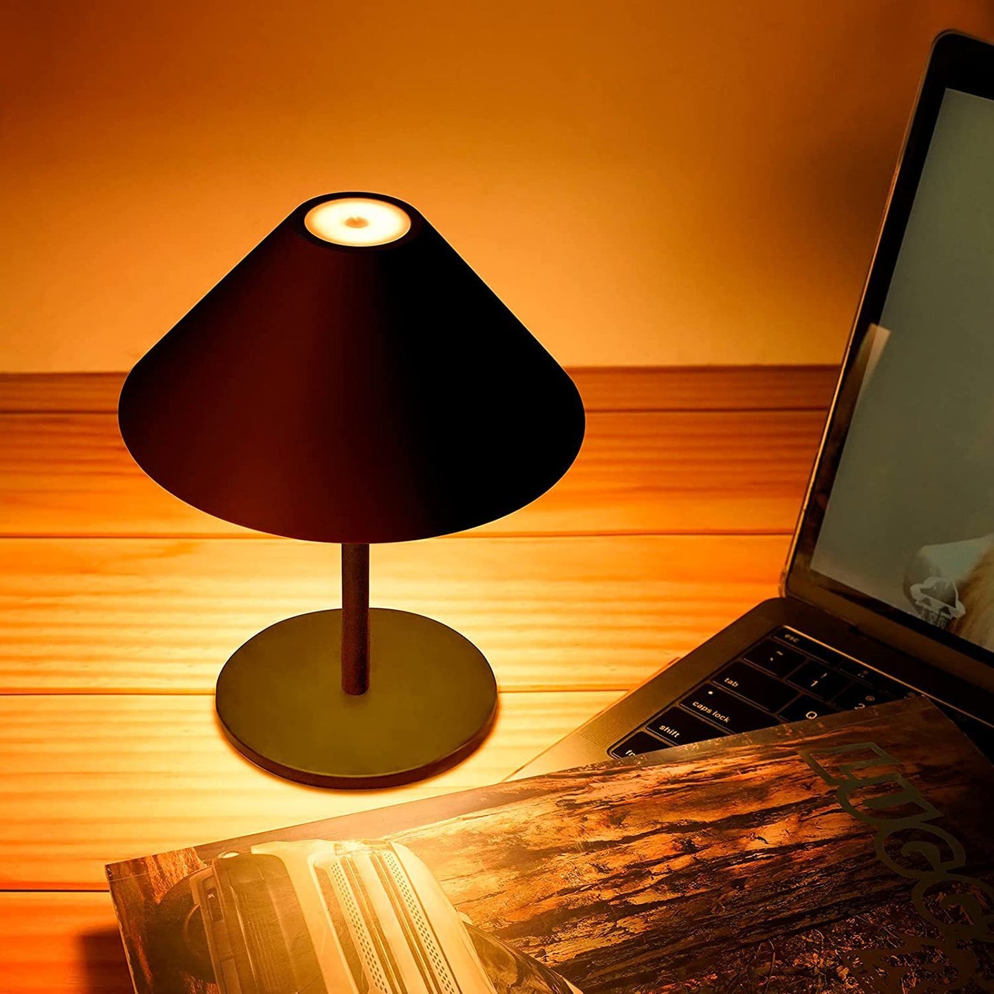 LumaFlex Touch Lamp – Adjustable Height & Warm Glow