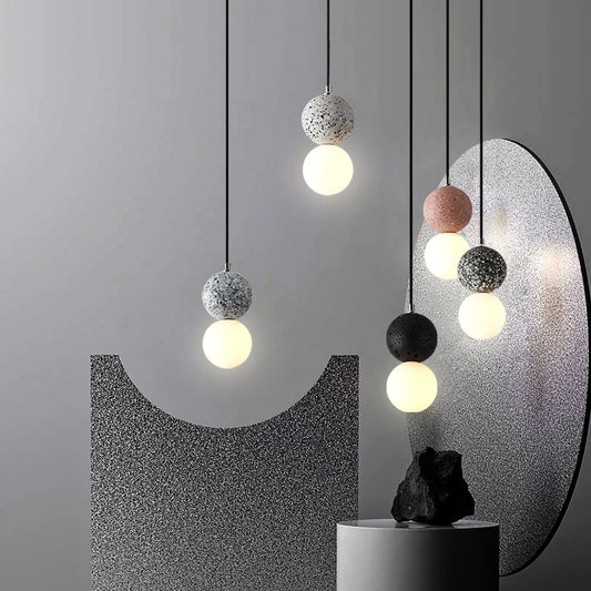 Terra Duo Cement Pendant Light