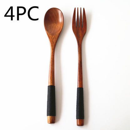 Artisan Wooden Spoon and Fork Set