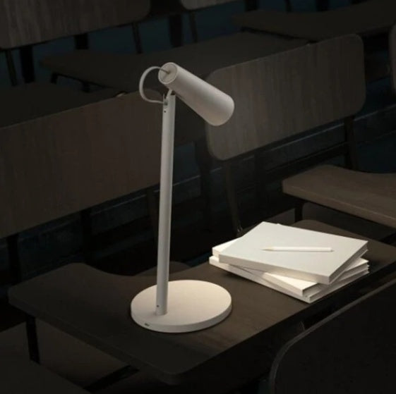 GlowBeam™ Rechargeable LED Desk Lamp – Minimalist White Light for Home & Office