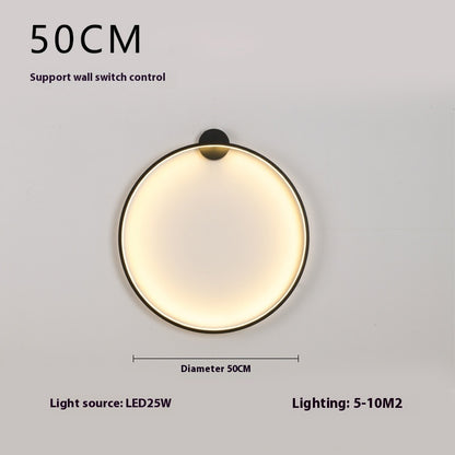 Minimalist Halo LED Wall Lamp