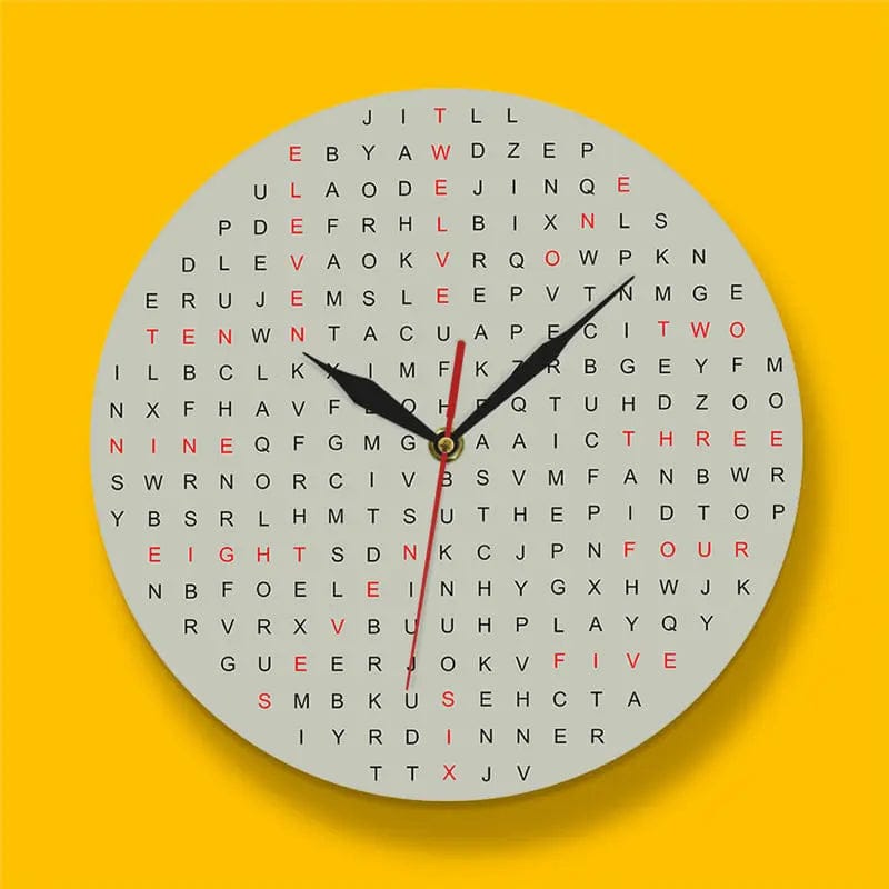 DotTime Wall Clock Photo Color by Simple Homes