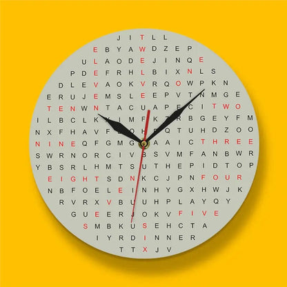 DotTime Wall Clock Photo Color by Simple Homes