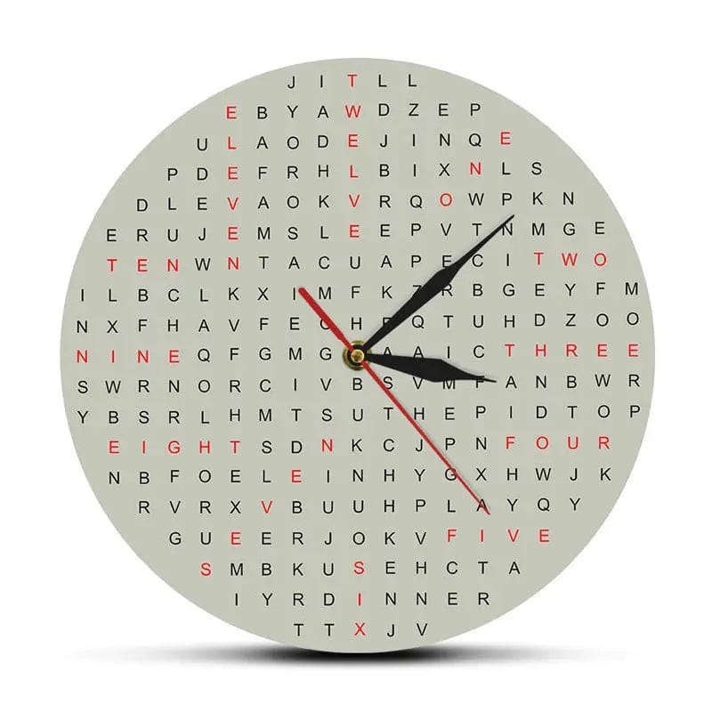DotTime Wall Clock Photo Color by Simple Homes