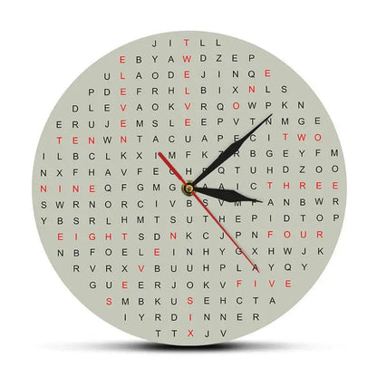 DotTime Wall Clock Photo Color by Simple Homes