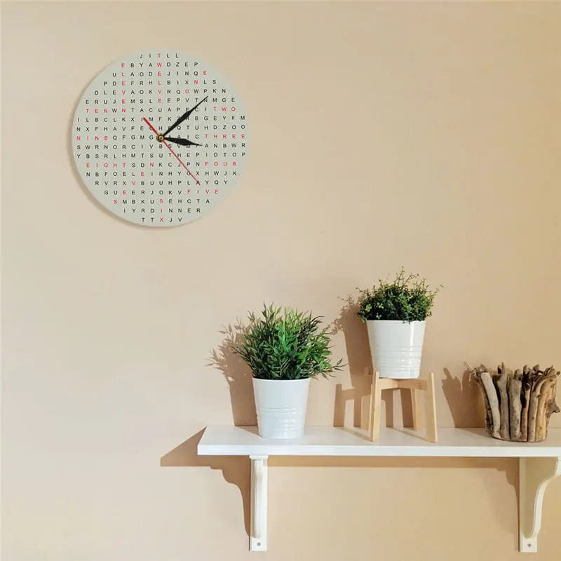 DotTime Wall Clock Photo Color by Simple Homes