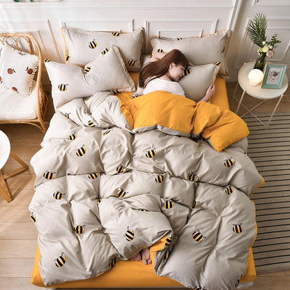 Aloe Cotton Quilted Bedding Set – 3 or 4 Pieces