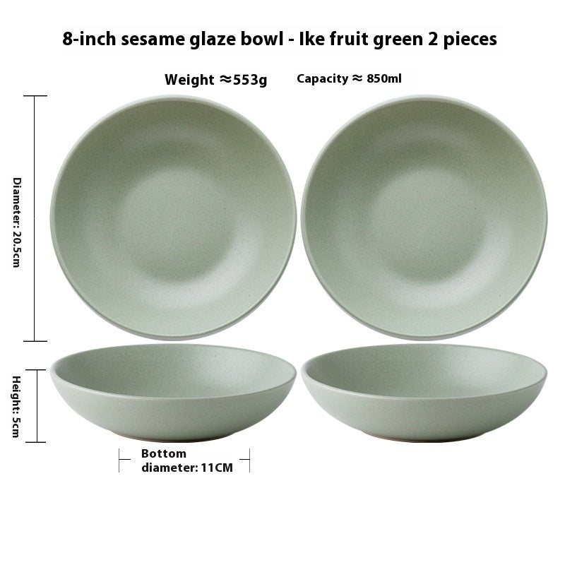 Pastel Haze Large Bowel-Minimalist Ceramic Tableware