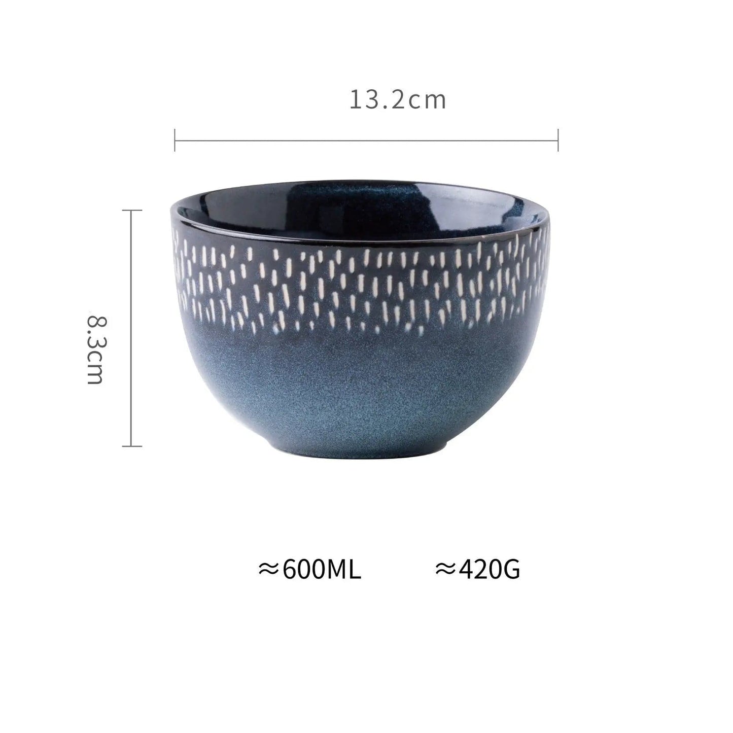 Echo Form – Artisan Glaze Porcelain Bowls 5inch bowl by Simple Homes