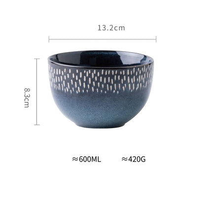 Echo Form – Artisan Glaze Porcelain Bowls 5inch bowl by Simple Homes