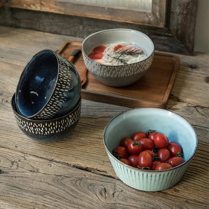 Echo Form – Artisan Glaze Porcelain Bowls by Simple Homes
