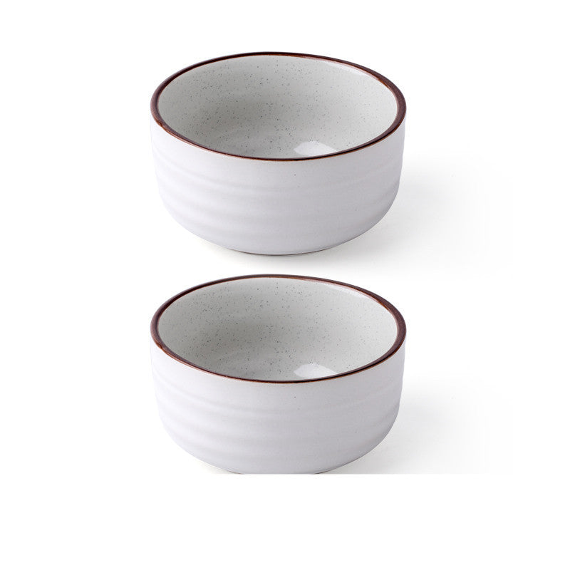Monotone Ceramic Rice Bowel- Modern Japanese Style