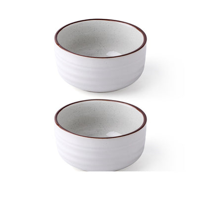 Monotone Ceramic Rice Bowel- Modern Japanese Style