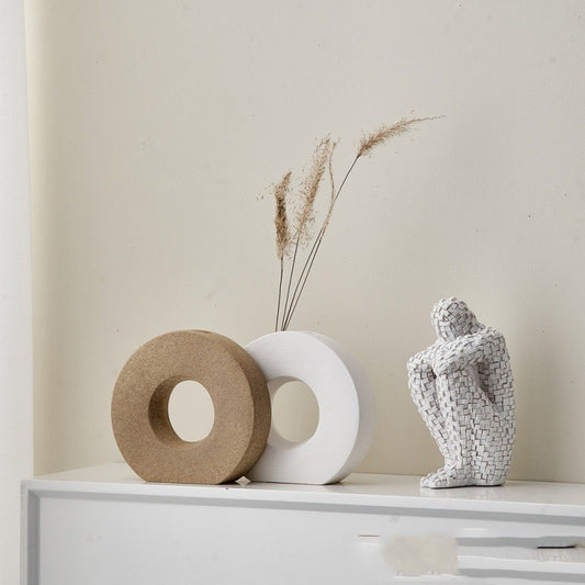 Luna Ring Ceramic Vase Collection