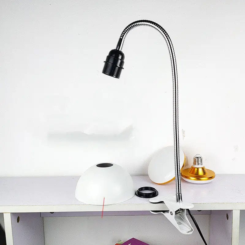 FlexiLite™ Clip-On Desk Lamp – Adjustable Arm with Semicircle Cover by Simple Homes