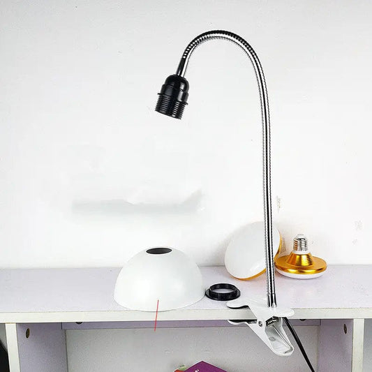 FlexiLite™ Clip-On Desk Lamp – Adjustable Arm with Semicircle Cover by Simple Homes