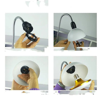 FlexiLite™ Clip-On Desk Lamp – Adjustable Arm with Semicircle Cover by Simple Homes