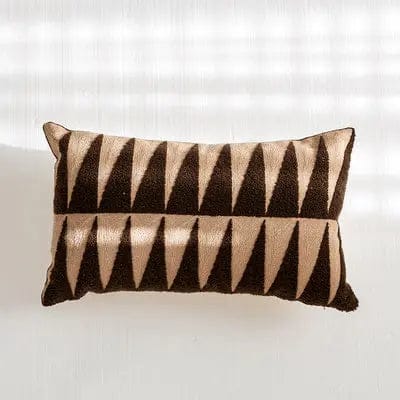 Handwoven Boho Stripe Pillow Cover Collection Milo E 30x50cm / Without pillow core by Simple Homes