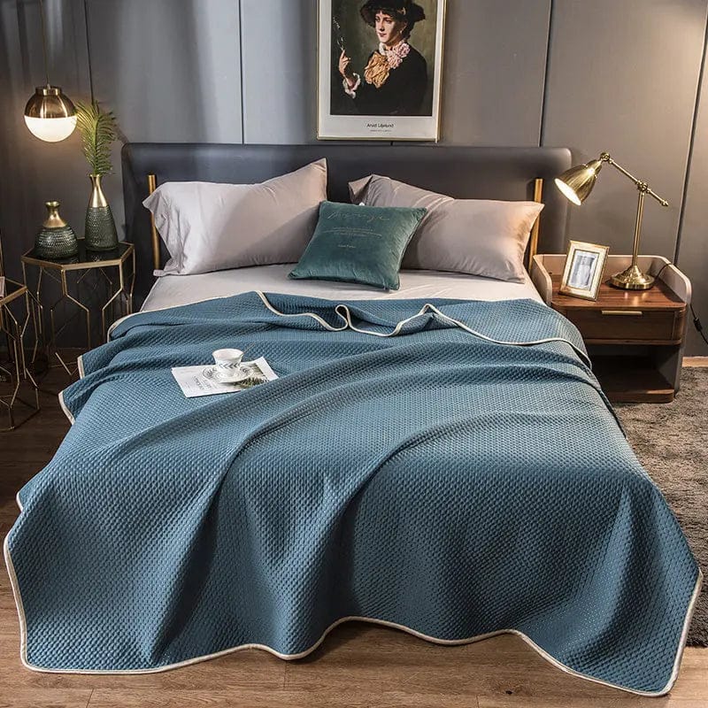 IceSilk CoolTouch Summer Quilt Bentley Blue / 150x200cm by Simple Homes