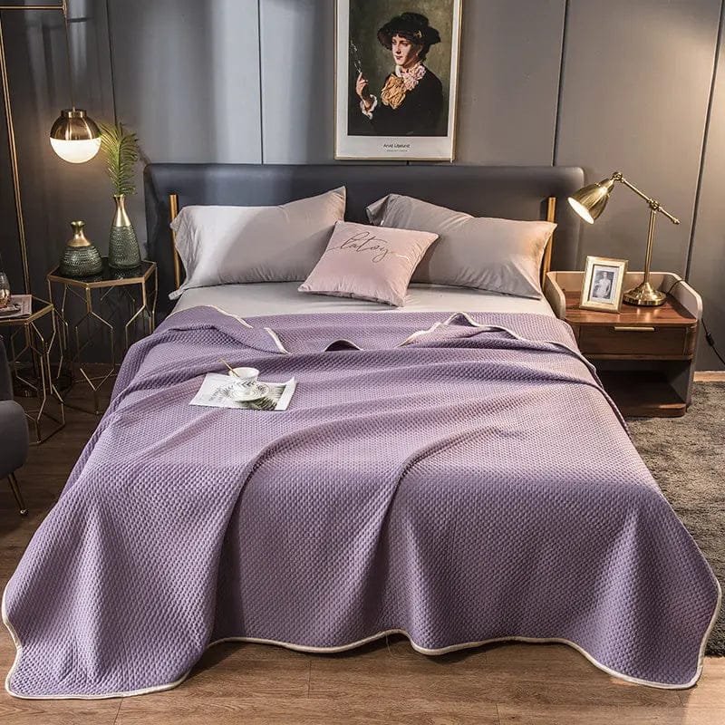 IceSilk CoolTouch Summer Quilt Taro Purple / 150x200cm by Simple Homes