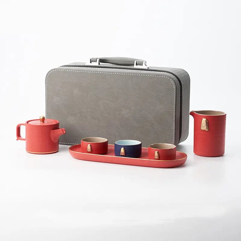 Japanese Stoneware Kung Fu Tea Set – Handcrafted Ceramic Elegance Fair Cup by Simple Homes