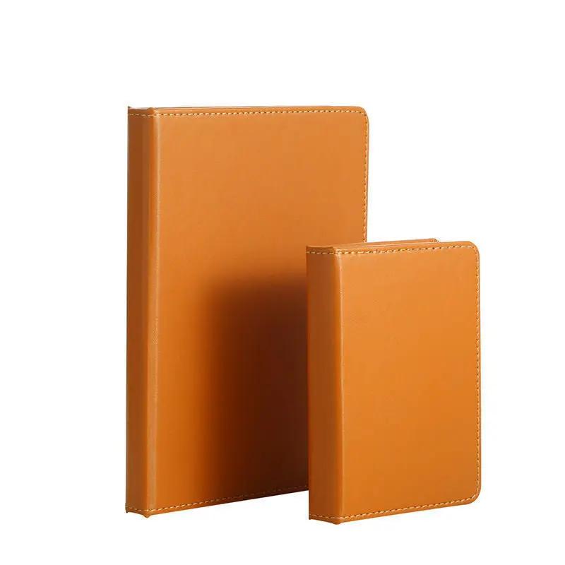 Leather Book-Shaped LED Night Light – Foldable Tricolor Lamp Leather Brown / 10×8×2.5cm / Tricolor by Simple Homes