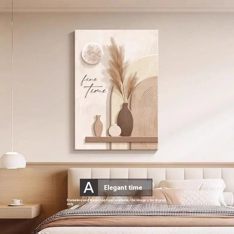 LineaMuse™ Minimalist Character Art Prints – Frameless Canvas Wall Decor A Style Elegant Time / 40X60cm Frameless Painting by Simple Homes