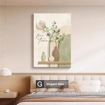 LineaMuse™ Minimalist Character Art Prints – Frameless Canvas Wall Decor G Style Elegant Time / 40X60cm Frameless Painting by Simple Homes