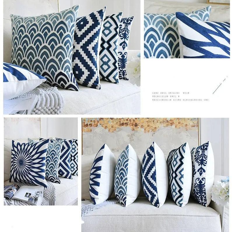 Lotus Mist Cushion Cover by Simple Homes