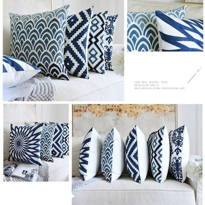 Lotus Mist Cushion Cover by Simple Homes