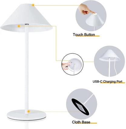 LumaFlex Touch Lamp – Adjustable Height & Warm Glow by Simple Homes