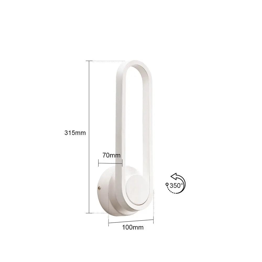 LumoWave™ Modern Sculptural LED Wall Light 6 Style / White light by Simple Homes