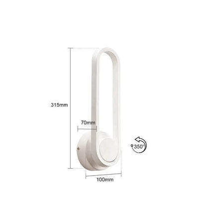 LumoWave™ Modern Sculptural LED Wall Light 6 Style / White light by Simple Homes