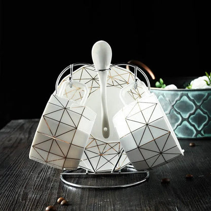 Luna Elegance Tea Set B cup and saucer 2sets by Simple Homes