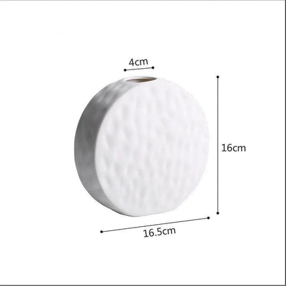 Luna Terra Vases 031white by Simple Homes