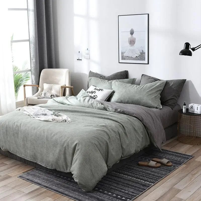 Luxury 4-Piece Bedding Set – Duvet Cover, Bed Sheet & Pillowcases by Simple Homes