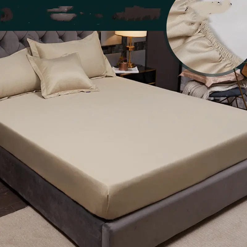 Luxury Waterproof Mattress Protector with Tencel Surface – Soft, Breathable & Silent Half pack khaki / 90X200 by Simple Homes