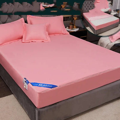 Luxury Waterproof Mattress Protector with Tencel Surface – Soft, Breathable & Silent Half pack red / 180X200 by Simple Homes