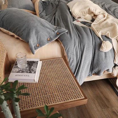 Milk Fiber Luxe Bedding Set –Premium Collection Bed Sheet Dark Green / 150cm by Simple Homes