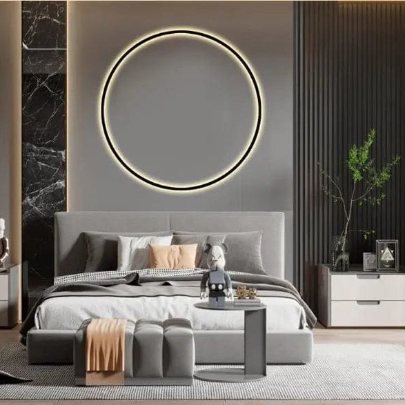 Minimalist Halo LED Wall Lamp by Simple Homes