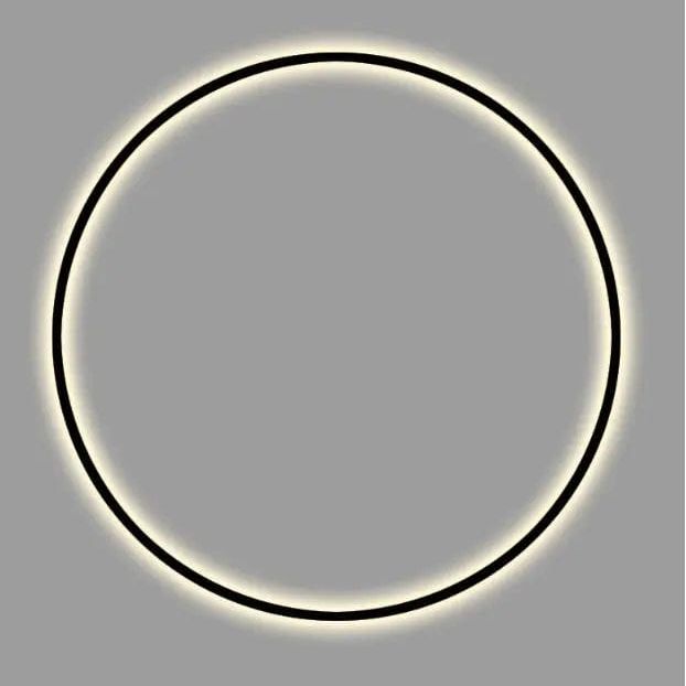 Minimalist Halo LED Wall Lamp by Simple Homes