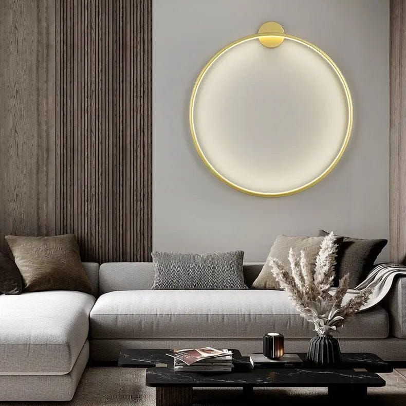 Minimalist Halo LED Wall Lamp by Simple Homes