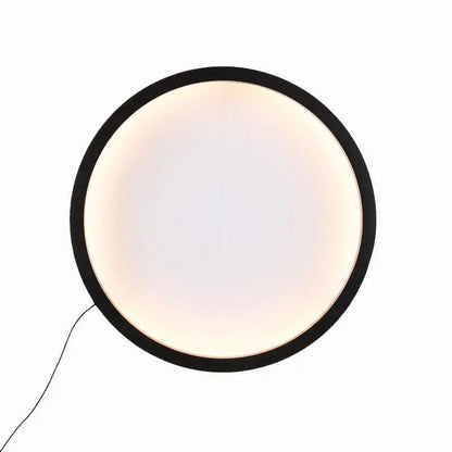 Minimalist Halo LED Wall Lamp by Simple Homes