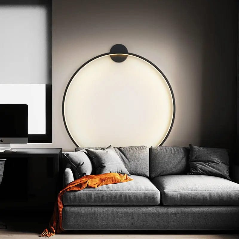 Minimalist Halo LED Wall Lamp by Simple Homes