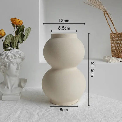 Minimalist Nordic Sculptural Vases A by Simple Homes
