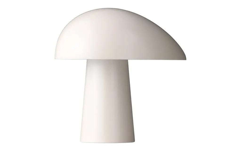 Modern Mushroom Table Lamp – Nordic Wood Base with Dome Shade for Bedroom, Living Room & Office A White / With 12watt head strong / AU by Simple Homes